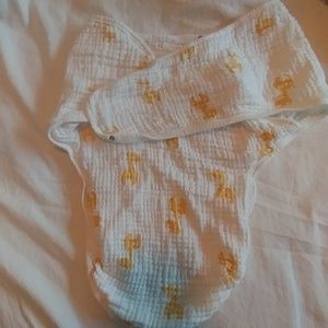 Aden and Anais newborn giraffe swaddle